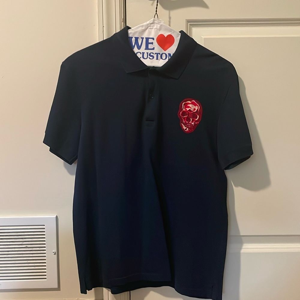 Alexander, McQueen short sleeve shirt, wore it times